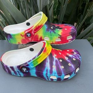 Tye-Dye CROCS M6 W8